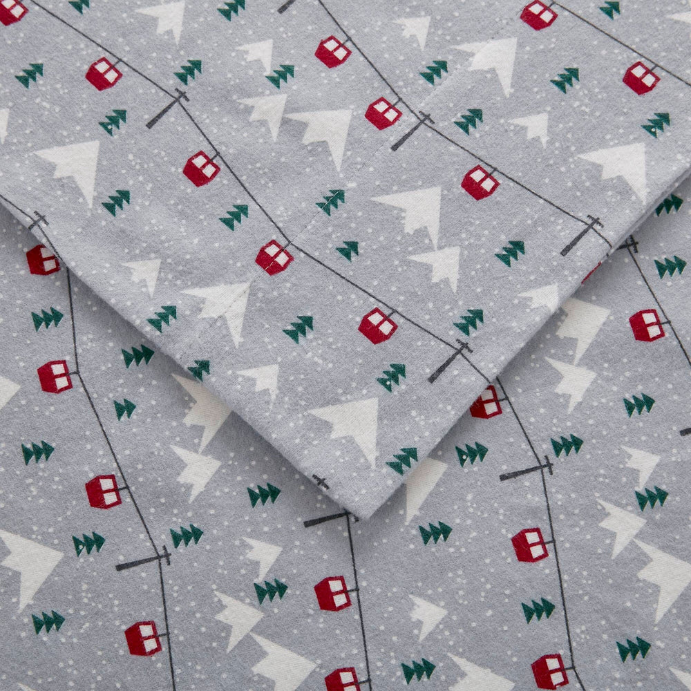 3 PCS Twin Sheet Set Grey Ski Jump Media 13