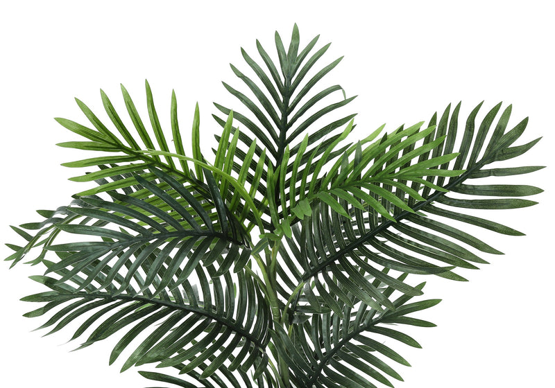 Artificial Plant, 28' Tall, Palm Tree, Indoor, Faux, Fake, Floor, Greenery, Potted, Real Touch, Decorative, Green Leaves, White Pot