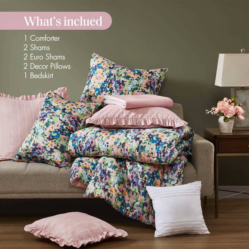 8PCS Queen Comforter Set Media 4