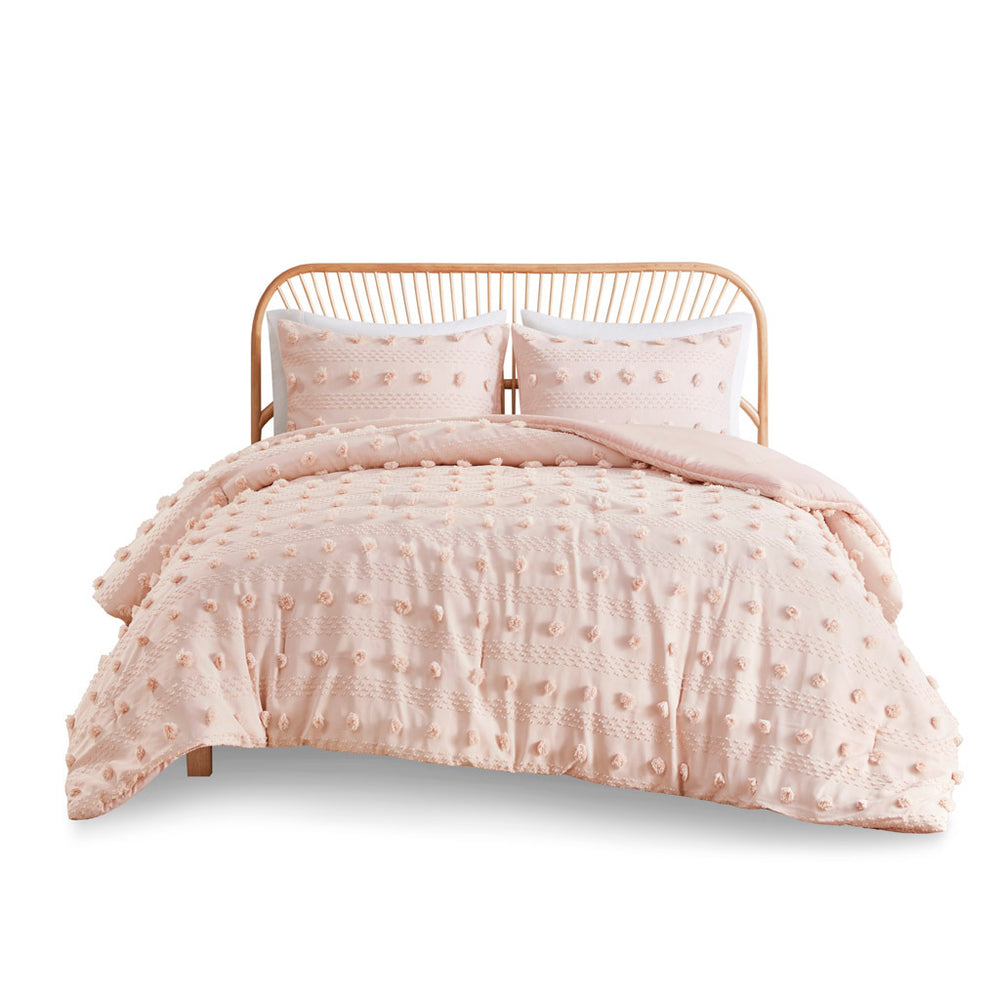 Full/Queen Clip Jacquard Comforter Set Media 7