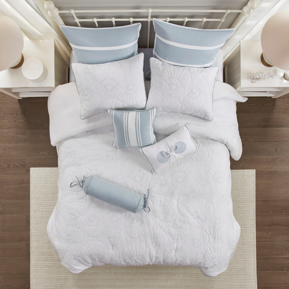 Comforter Set White King Media 2