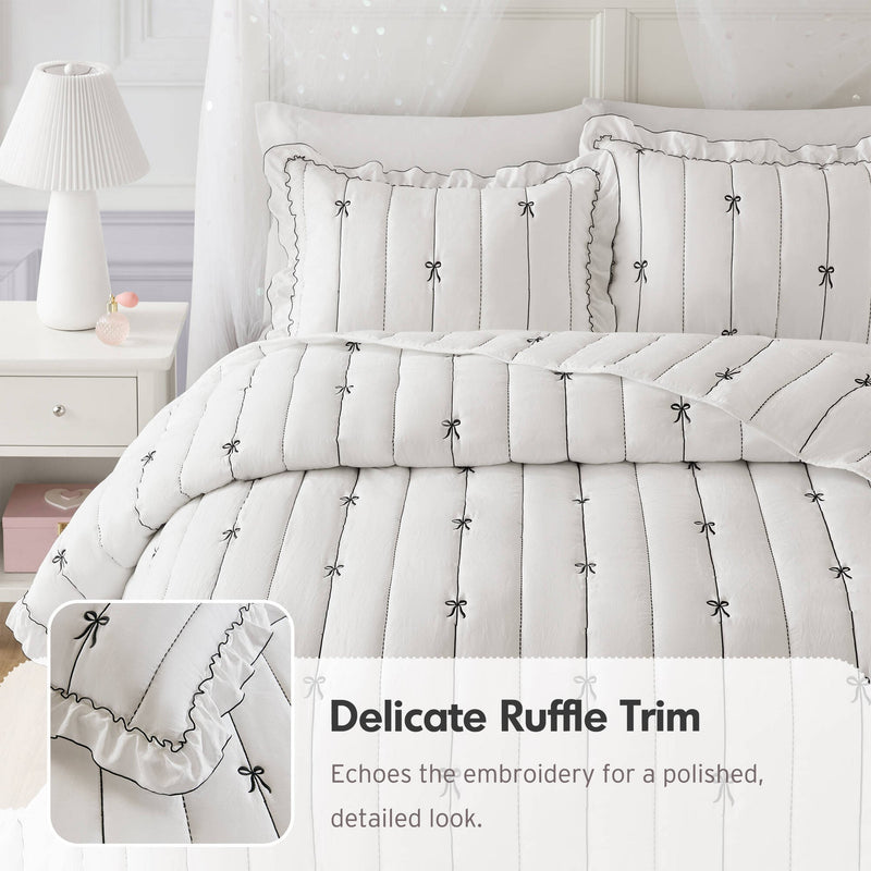 3- Piece Full/Queen Quilt Mini Set