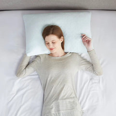Shredded Memory Foam Pillow with Rayon Blend Cover perspective