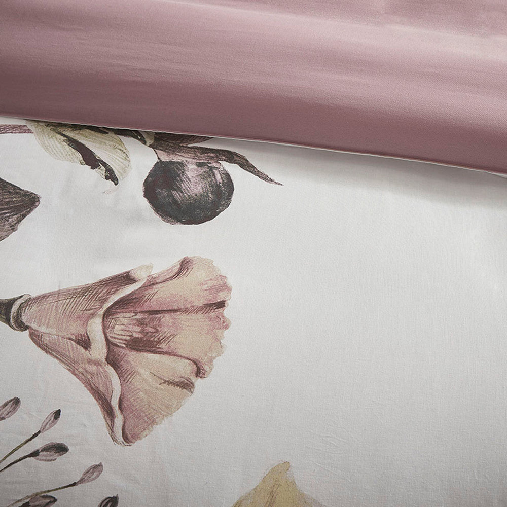 Full/Queen 3 Piece Cotton Printed Duvet Cover Set Media 15