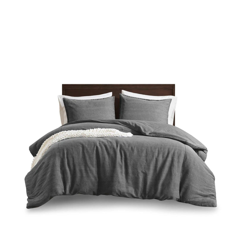 3PCS Twill Washed Duvet Set