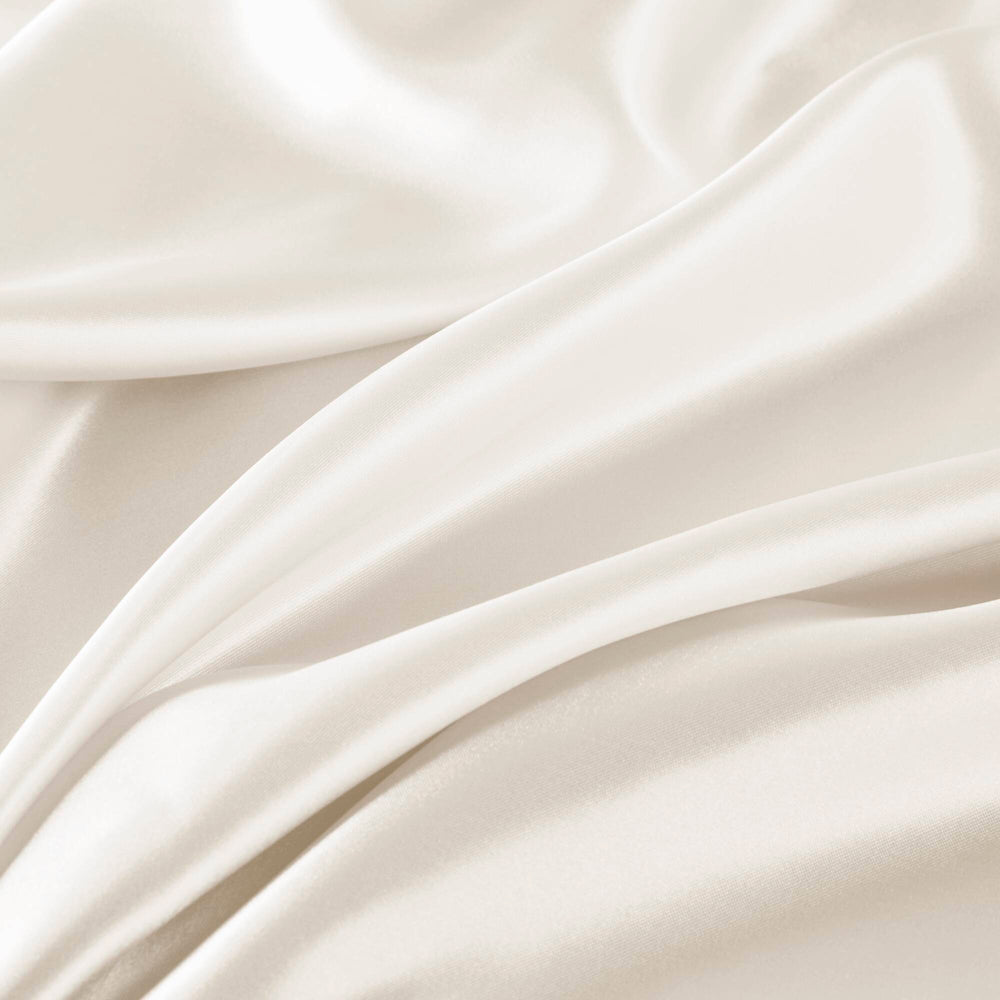 4 PCS Twin Luxury Sheet Set Ivory Media 12