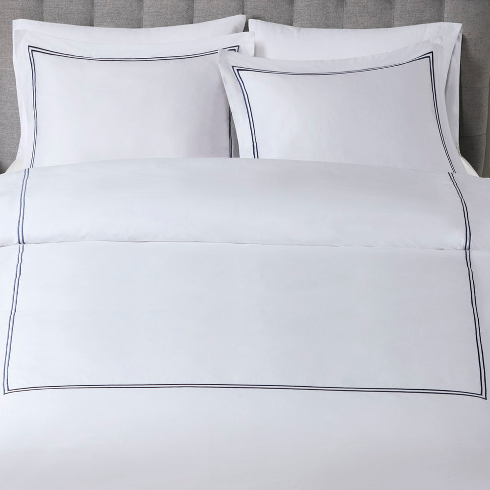 King/Cal King 100% Cotton Sateen Embroidered Comforter Set Media 14