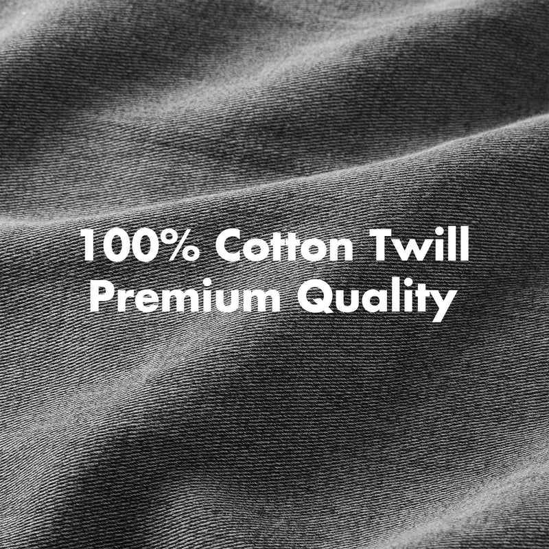 3PCS Twill Washed Duvet Set