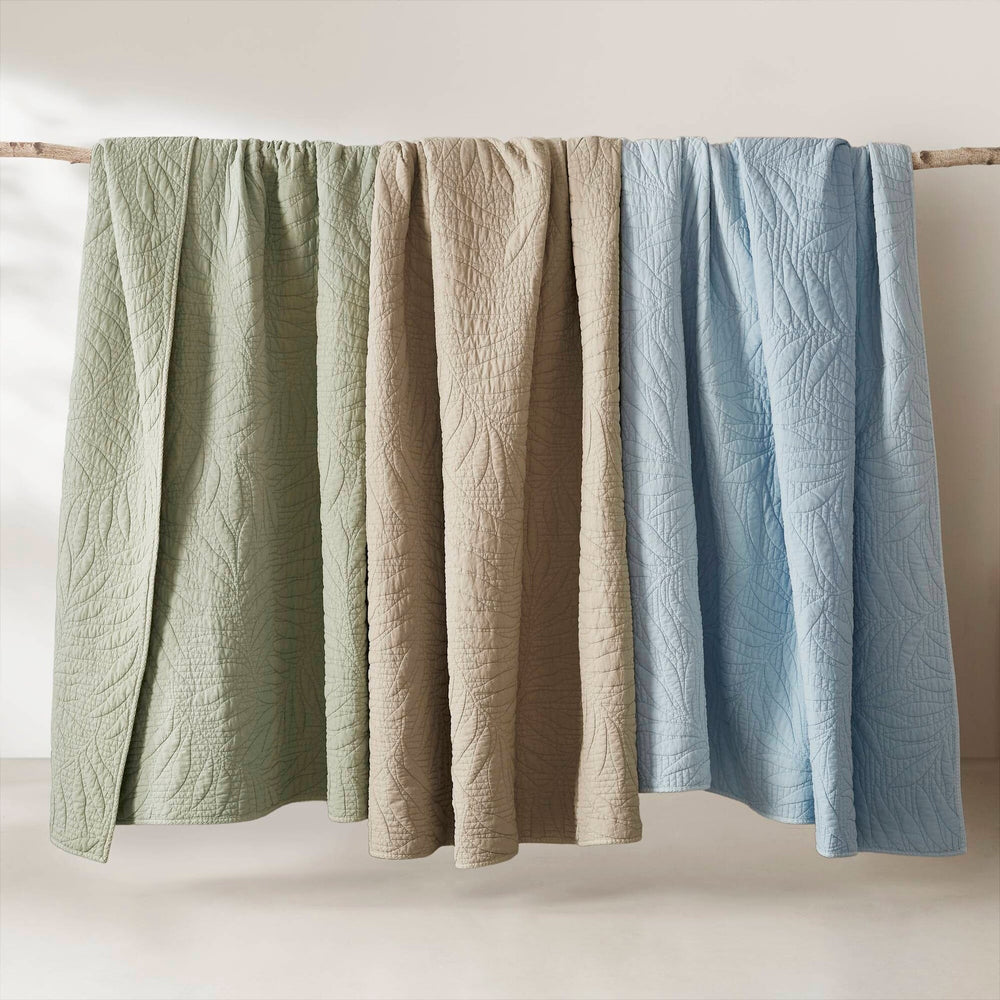 Full/Queen 3 Piece  Cotton Quilt Set Linen Media 17