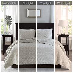 3 Piece Velvet Quilt Set perspective