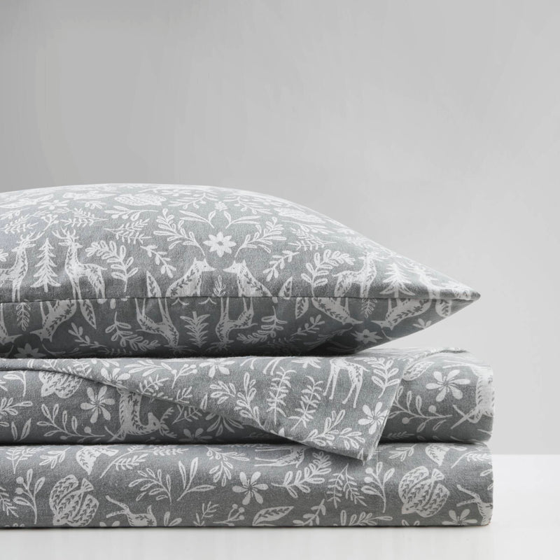 4-Piece 100% Cotton Printed Sheet Set