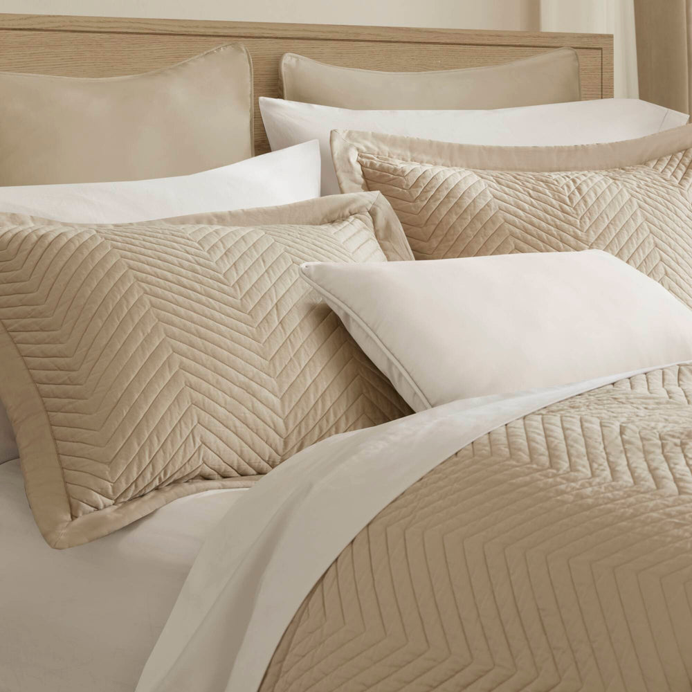 Full/Queen 3 Piece Cotton Quilt Set Linen Media 9