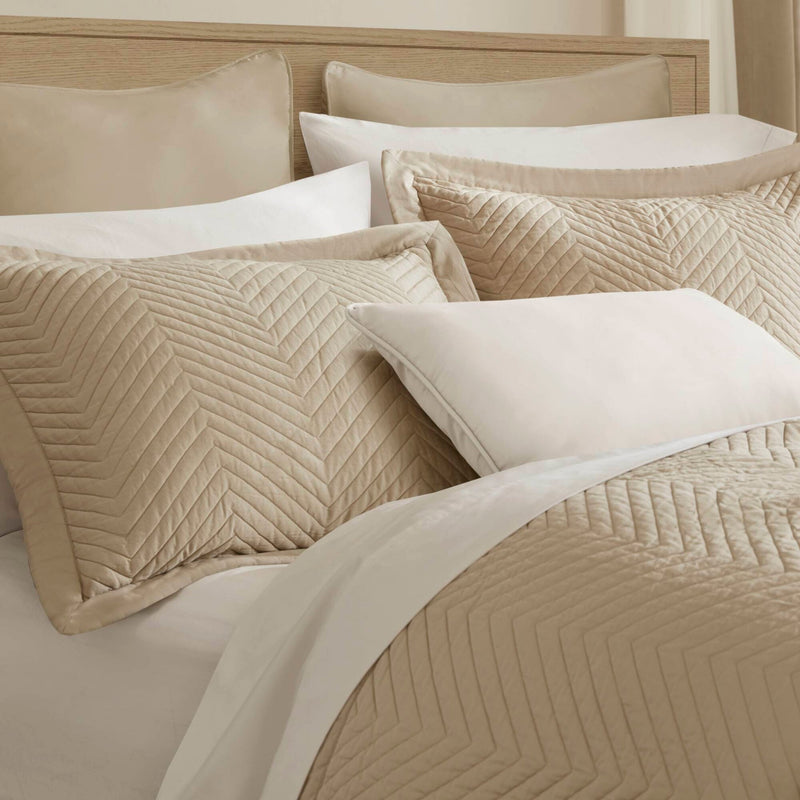 Full/Queen 3 Piece Cotton Quilt Set Linen