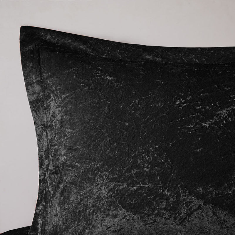 Twin/Twin XL Velvet Duvet Cover Set with Throw Pillow