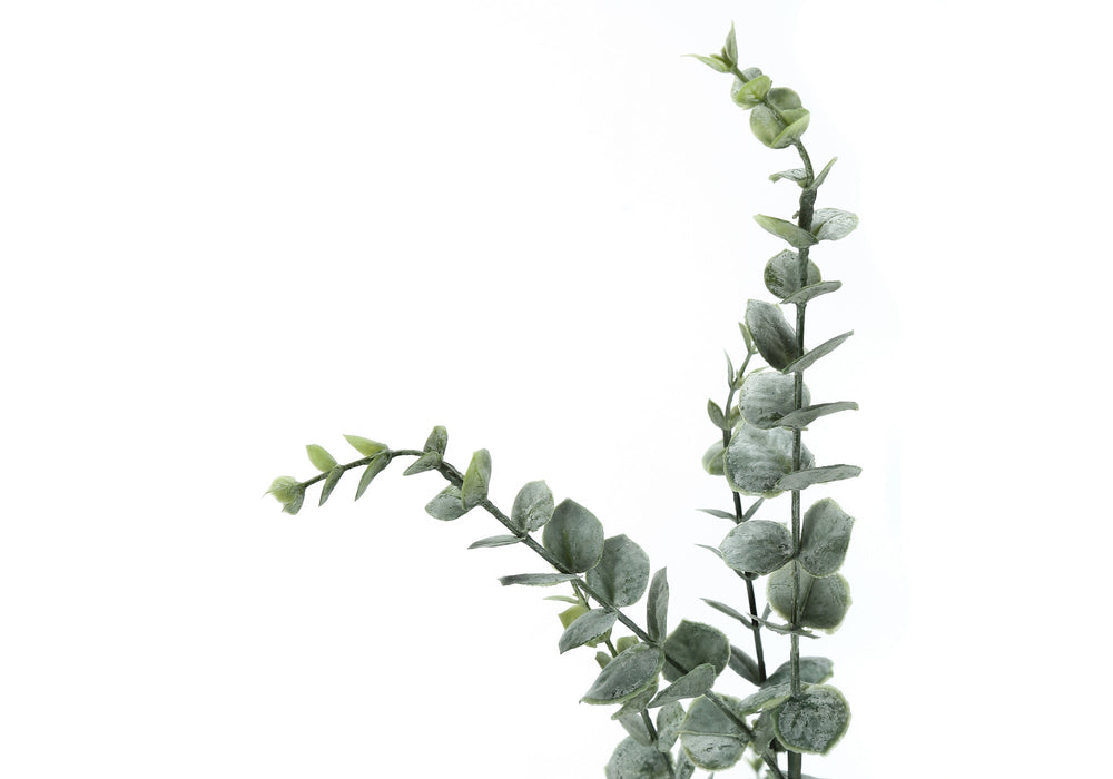 Artificial Plant, 44' Tall, Eucalyptus Tree, Indoor, Faux, Fake, Floor, Greenery, Potted, Real Touch, Decorative, Green Leaves, Black Pot Media 4