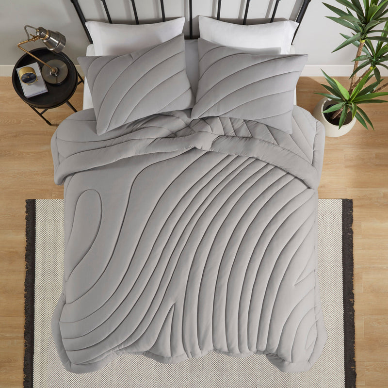 Poly Jersey Puffy Comforter Set