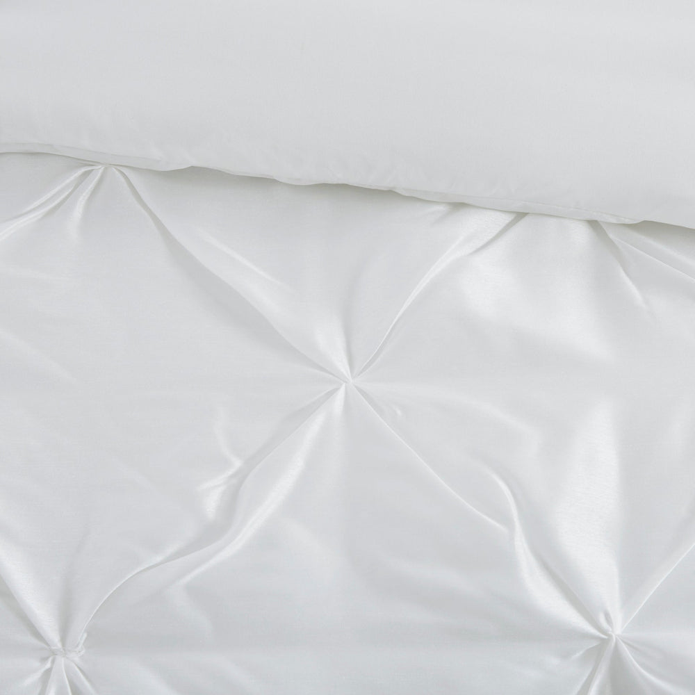 7-Piece Full 100% Polyester Pieced Pleated Tufted Comforter Set Media 9