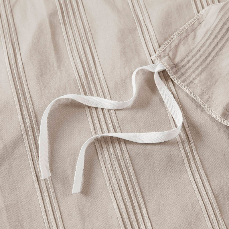 2-Piece Twin/Twin XL Woven Striped Duvet Set