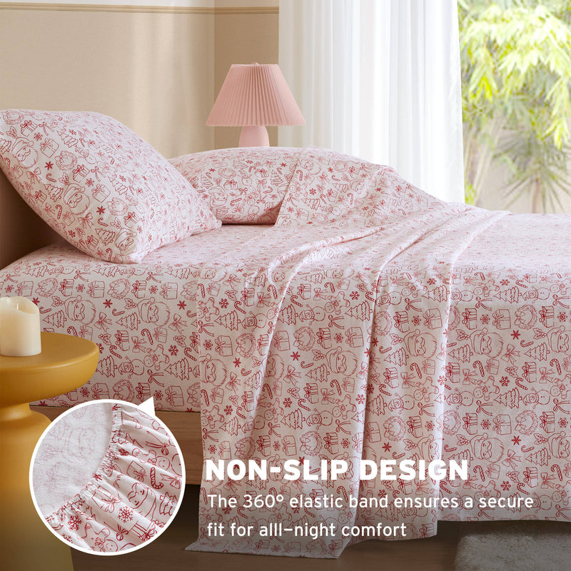 100% Cotton Pigment Printed Sheet Set