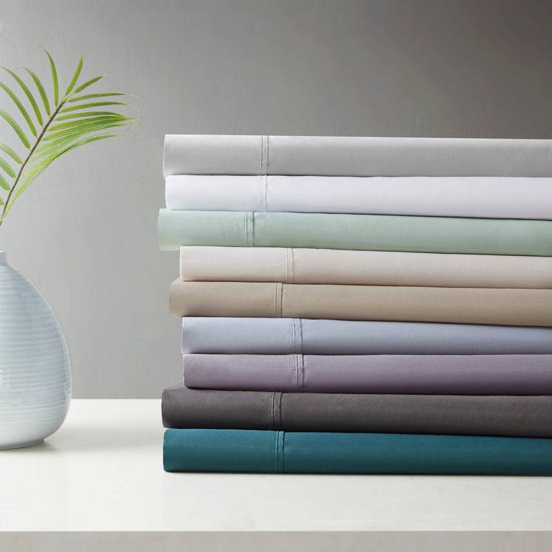4-Piece Cooling Cotton Blend Sheet Set