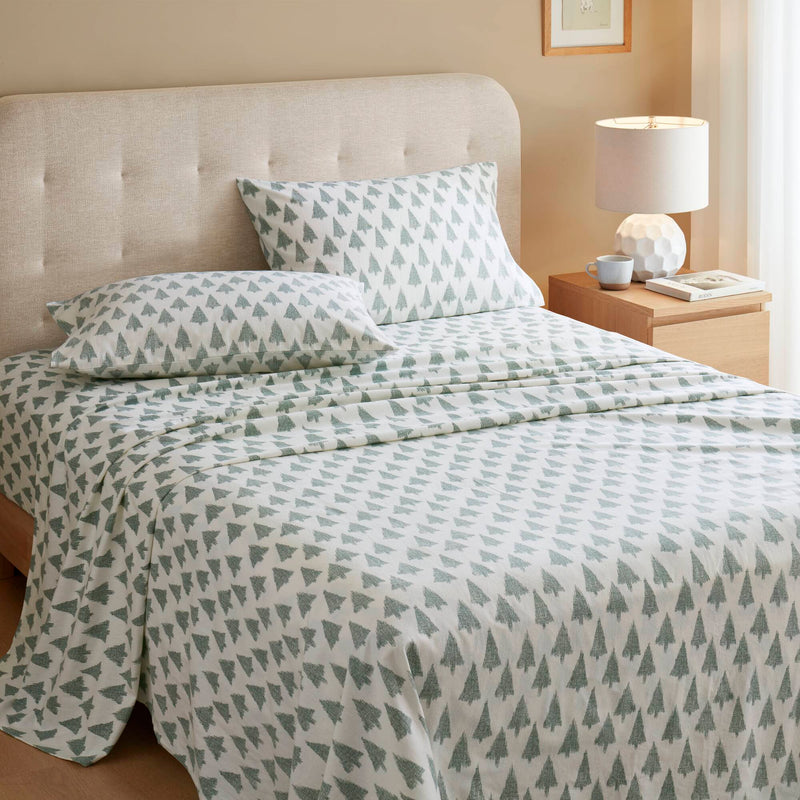 4-Piece 100% Cotton Printed Sheet Set