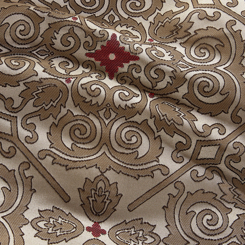 Queen 7 Piece Jacquard Comforter Set with Throw Pillows