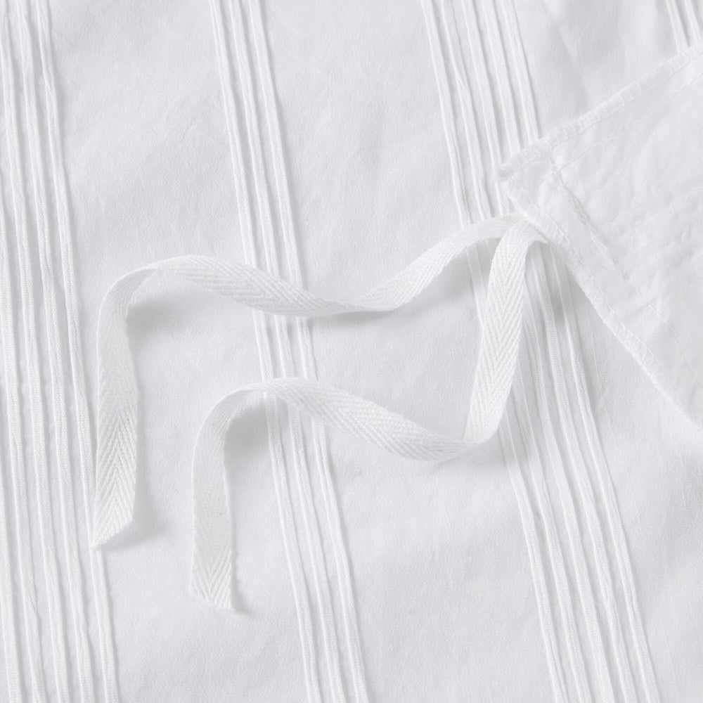 3-Piece Full Woven Striped Duvet Set Media 7