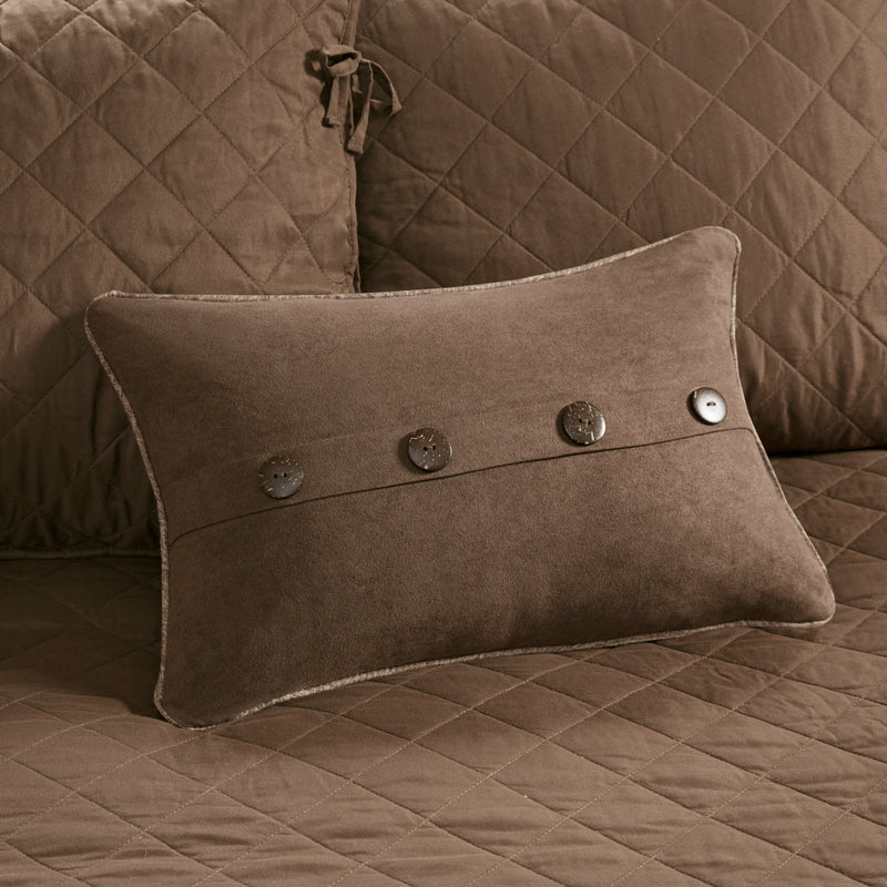 6 Piece Reversible Daybed Cover Set Brown Daybed