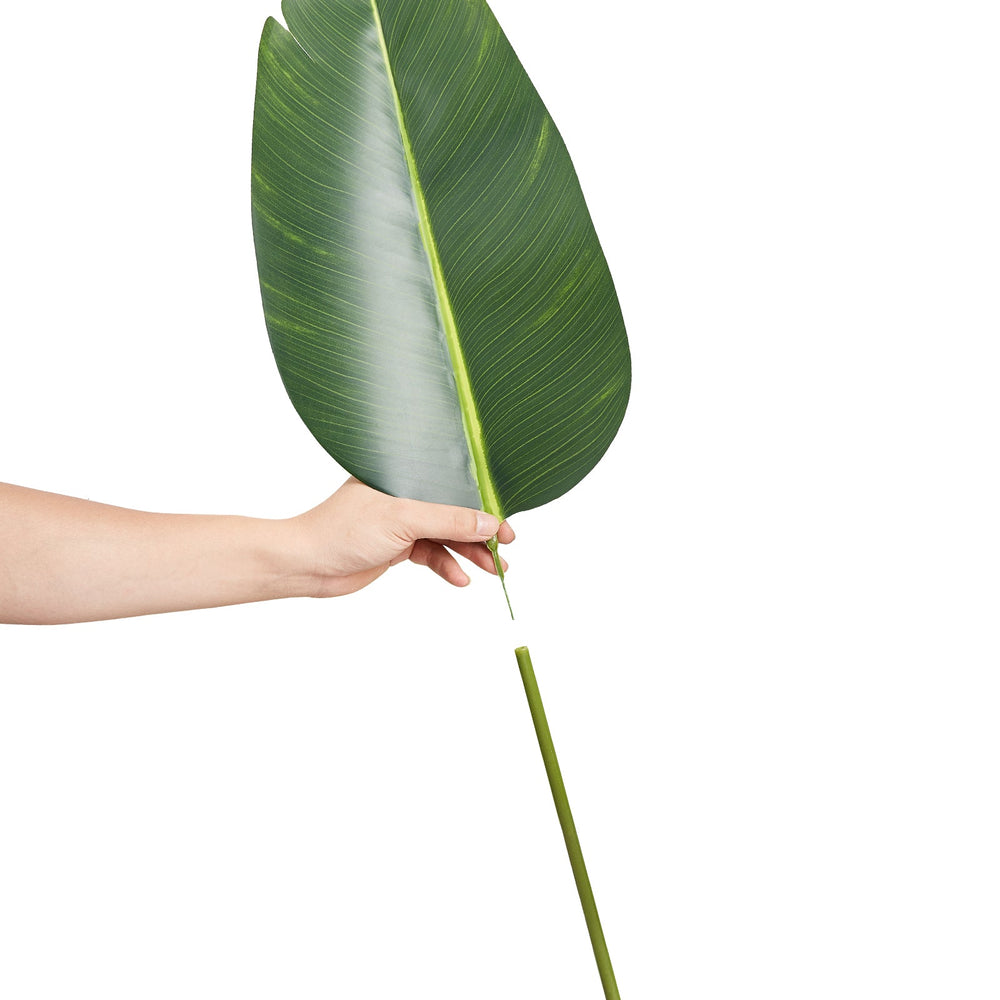 Artificial Birds Of Paradise Tree, 5 FT Tall Faux Plant, PE Material & Anti-Tip Tilt Protection Low-Maintenance Plant, Lifelike Green Fake Tree for Home Office Warehouse Decor Indoor Outdoor Media 4
