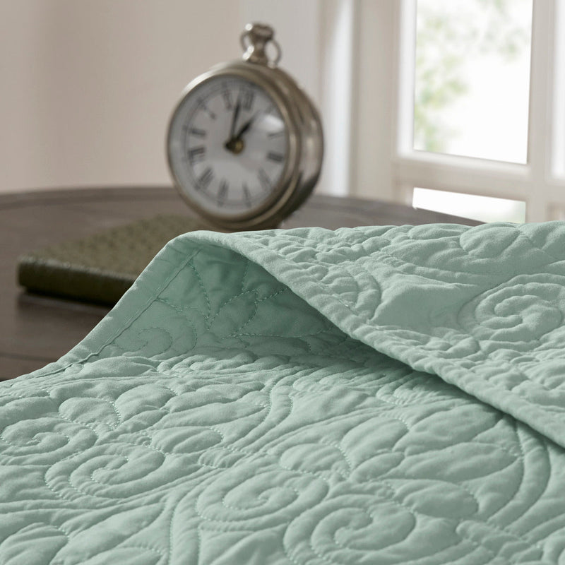 Reversible Bedspread Set Seafoam Twin