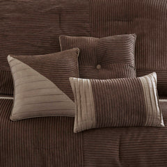 7 Piece Micro Corduroy Comforter Set perspective