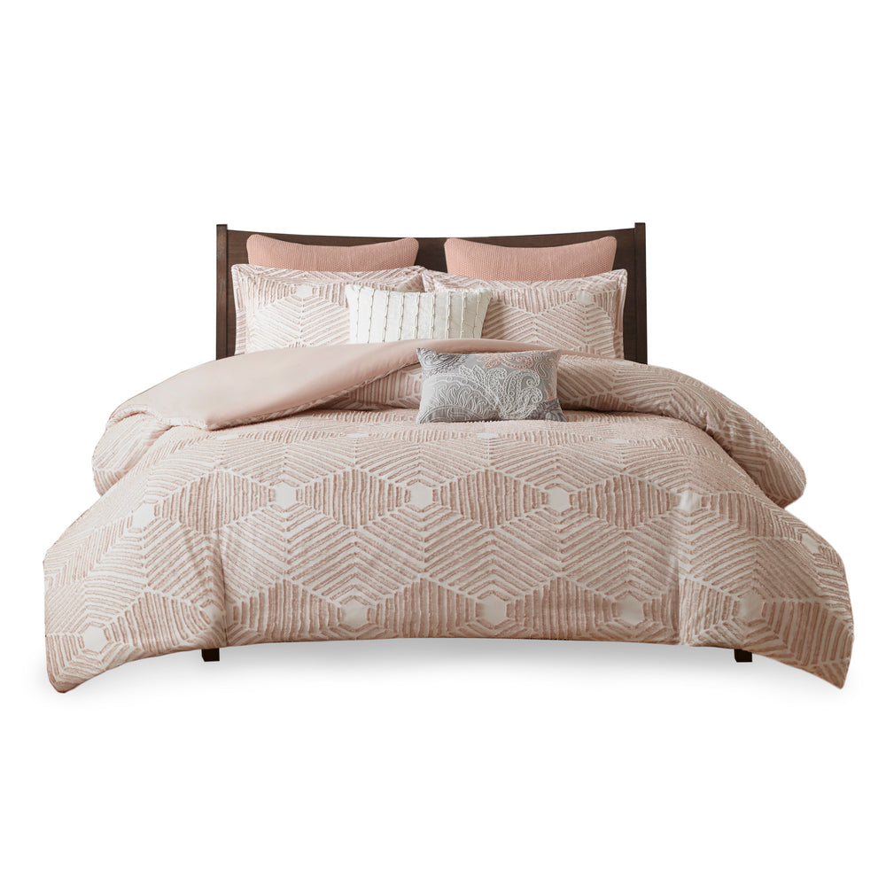 Full/Queen Cotton Jacquard Duvet Cover Set Media 4