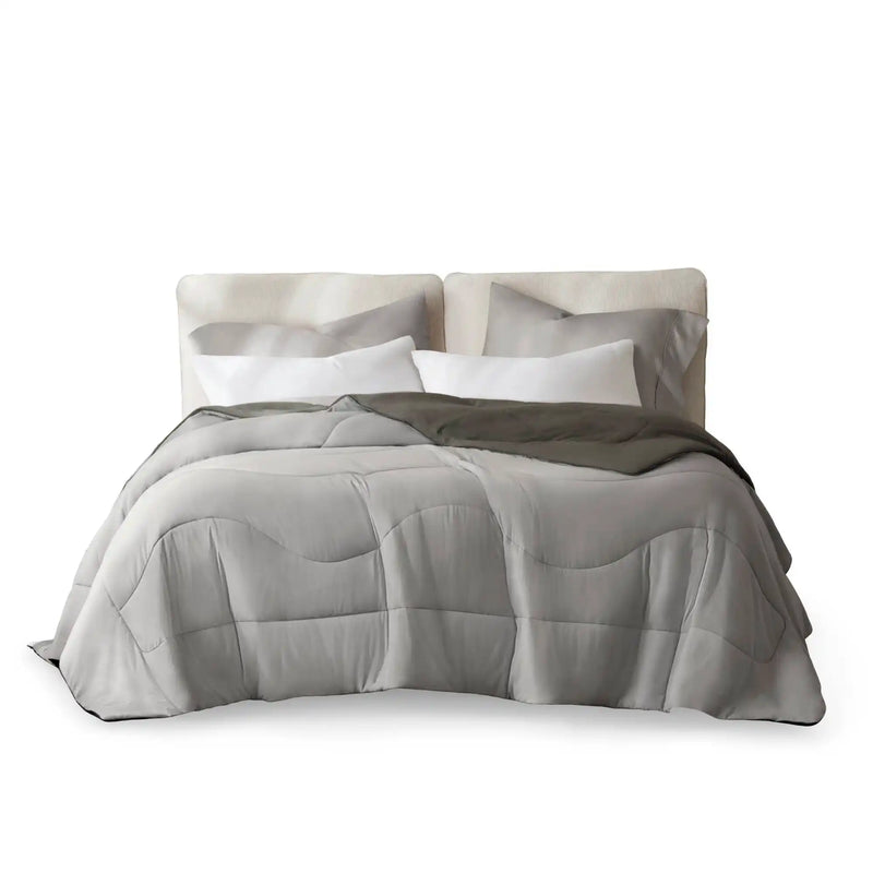 1-Piece Reversible Tencel Comforter Blanket