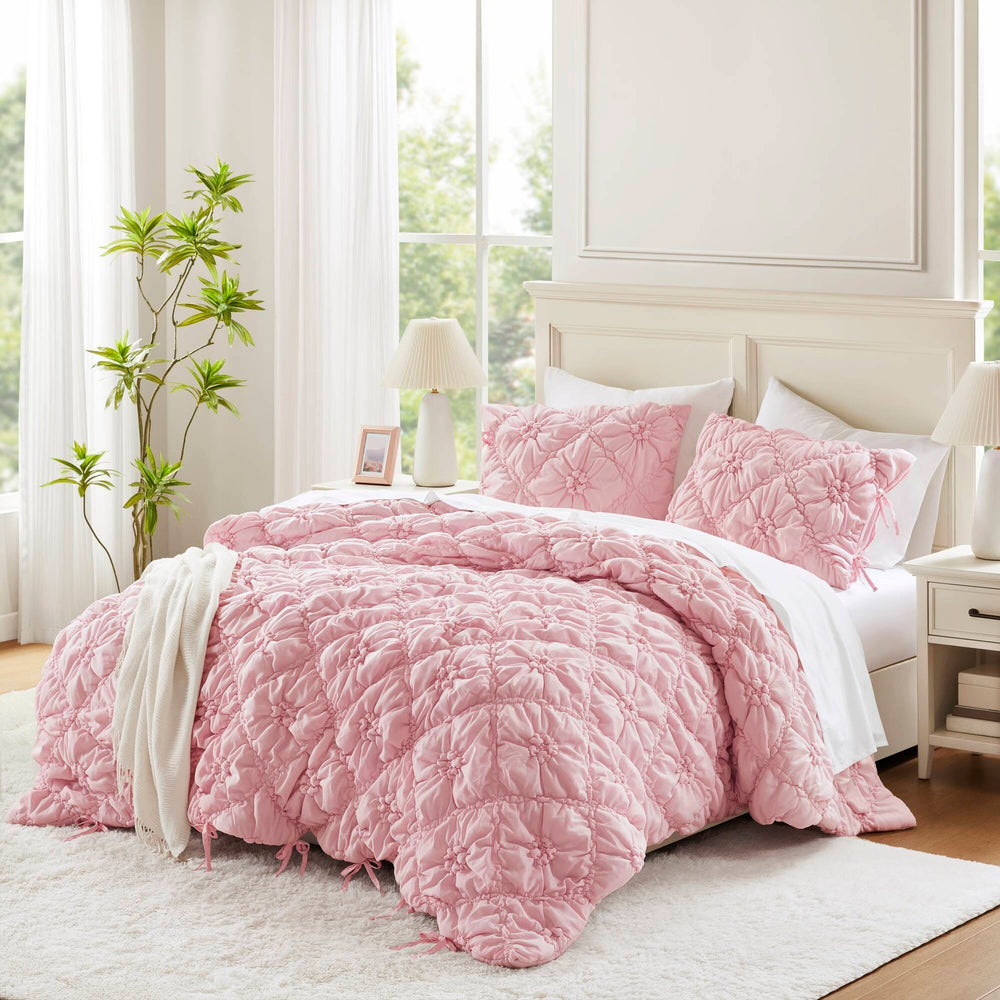 3PCS Full/Queen Comforter Set Media 1
