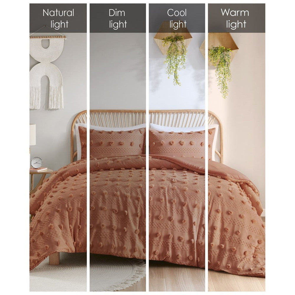Full/Queen Clip Jacquard Comforter Set Media 5