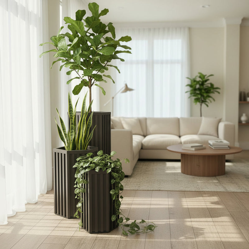 Hexagon Column Planter SM - DBZ