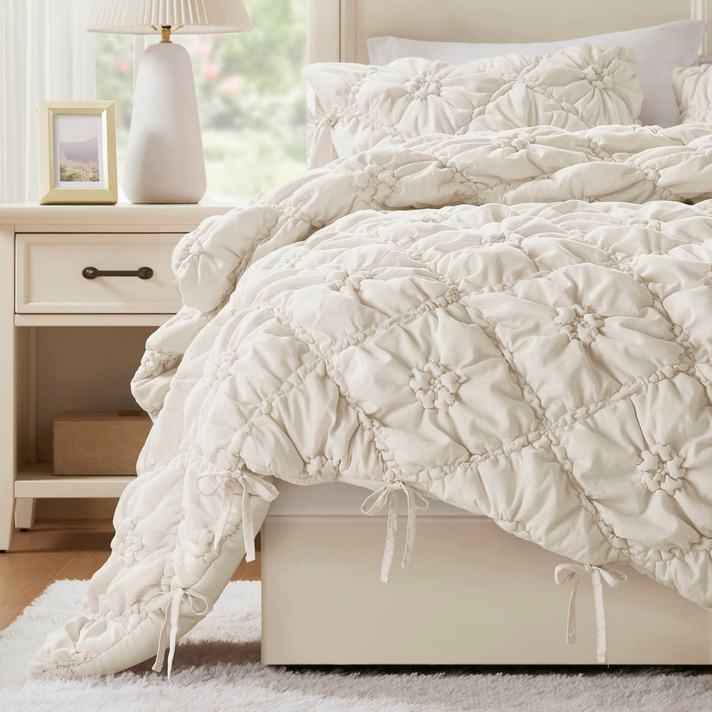 3PCS Full/Queen Comforter Set Media 12