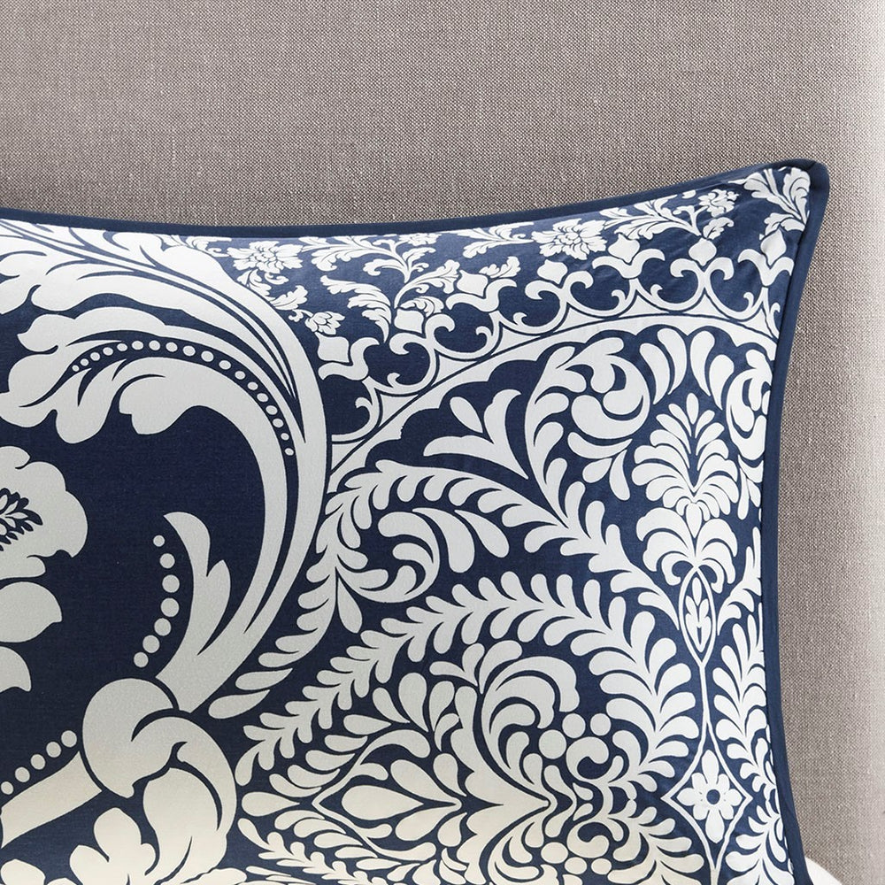 Full/Queen 6 Piece Printed Duvet Cover Set Media 9