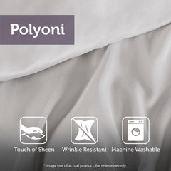 7-Piece 100% Polyester Pieced Pleated Tufted Comforter Set perspective