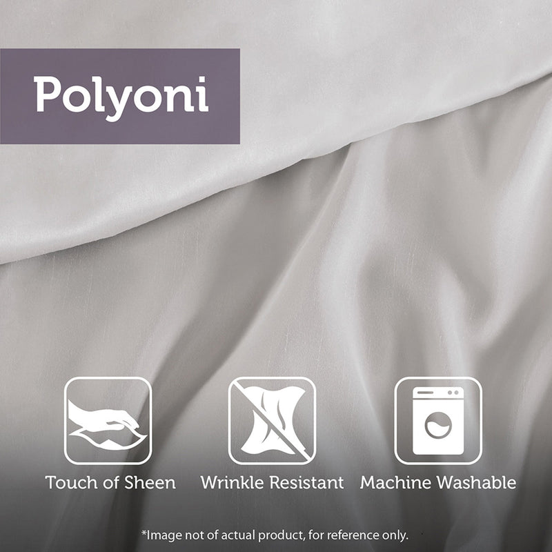 7-Piece 100% Polyester Pieced Pleated Tufted Comforter Set