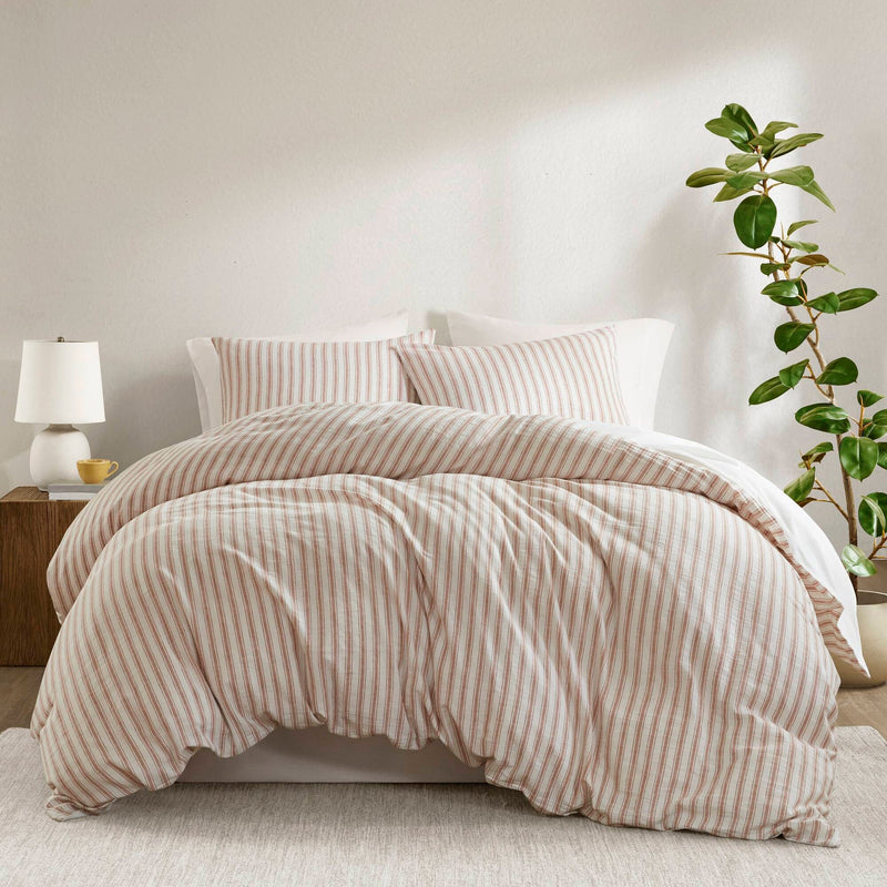 3 PCS King Duvet Set Terracotta
