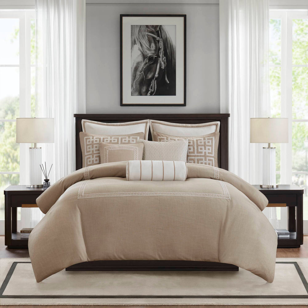 8- Piece Queen Comforter Set Media 12