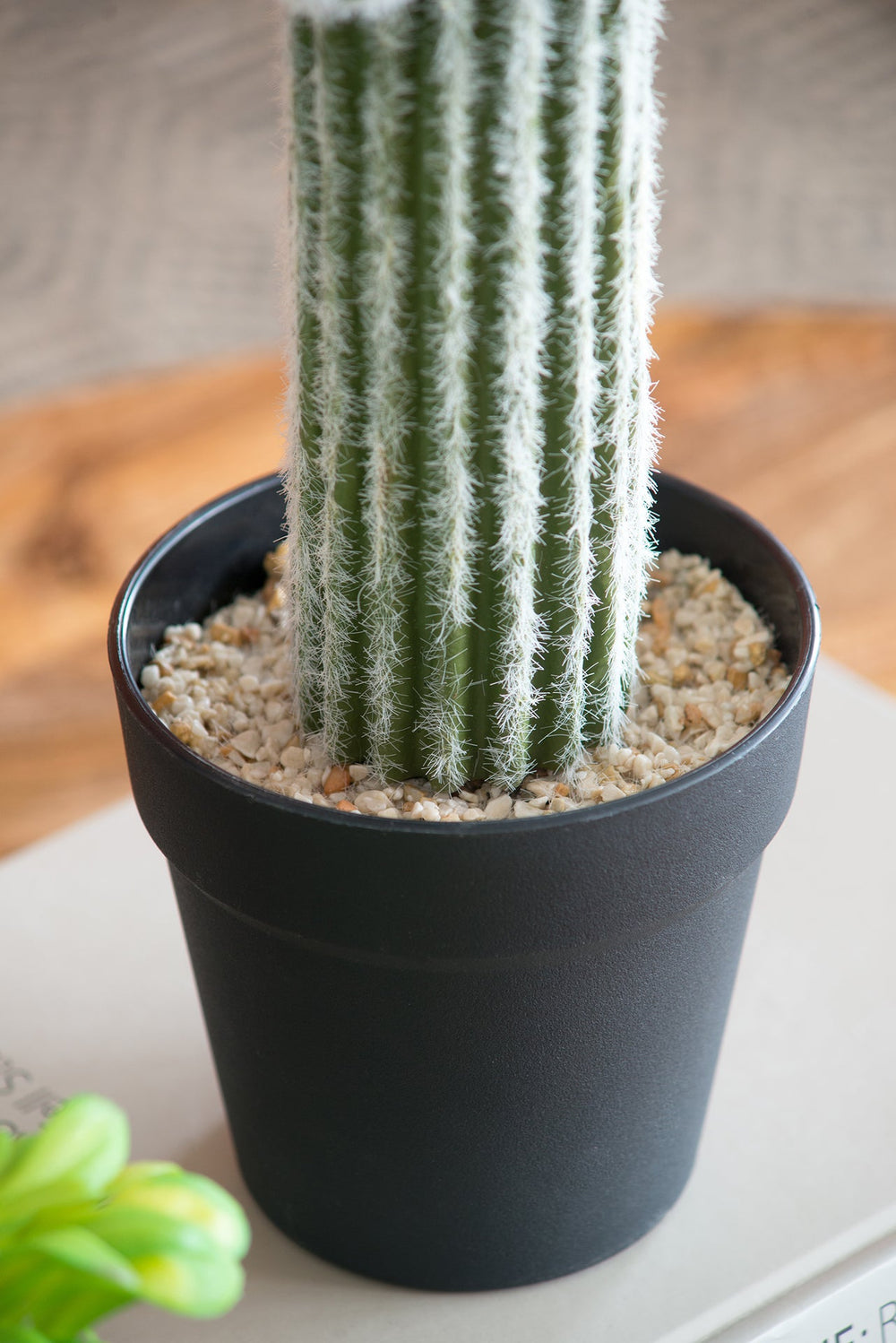 8x5x24.5'H Artificial Saguaro Cactus in Black Pot Media 10