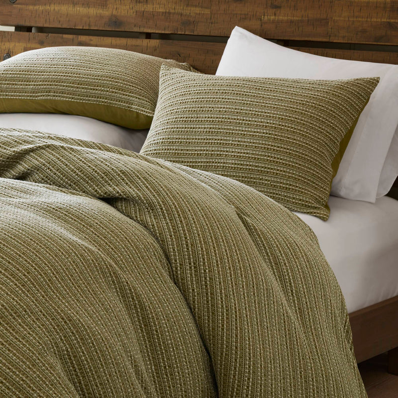 3PCS Waffle Washed Duvet Set