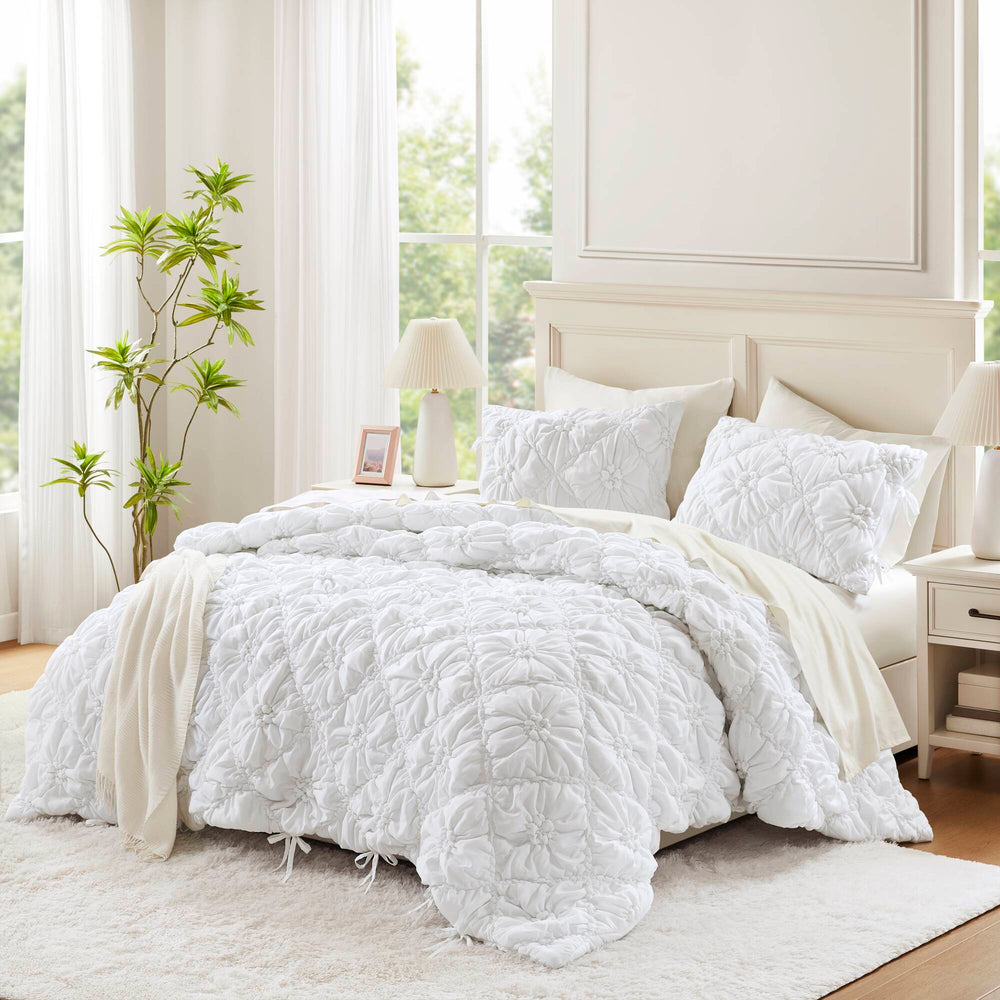 3PCS Full/Queen Comforter Set Media 20