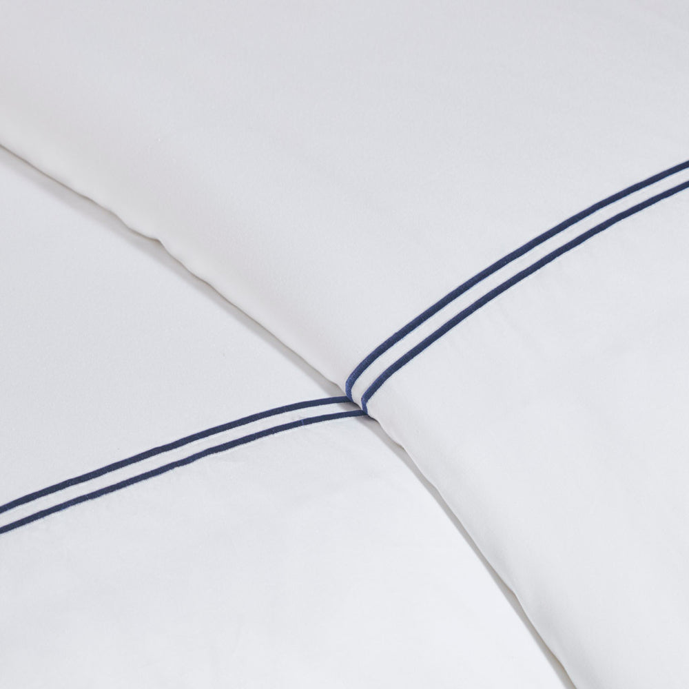 Full/Queen 100% Cotton Sateen Embroidered Comforter Set Media 7