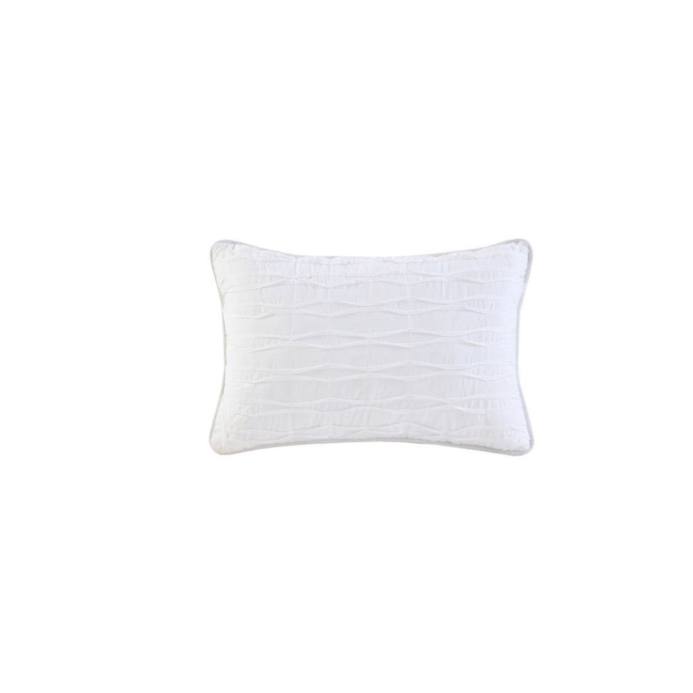 King/Cal King 4 Piece Cotton Seersucker Duvet Cover Set Media 7
