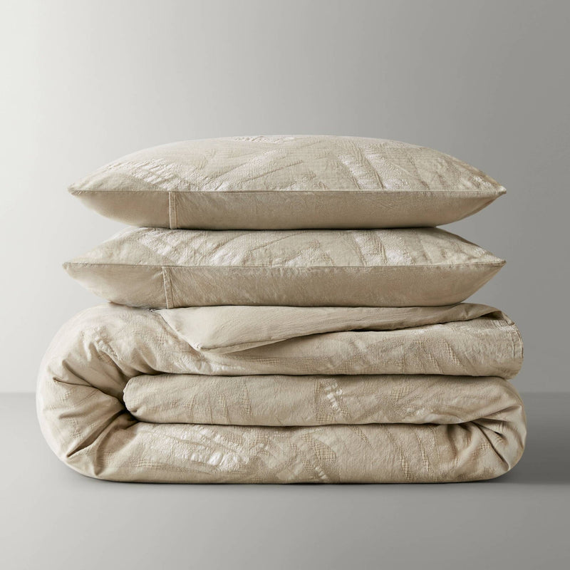 3 Pieces King Cotton Duvet Set,Linen