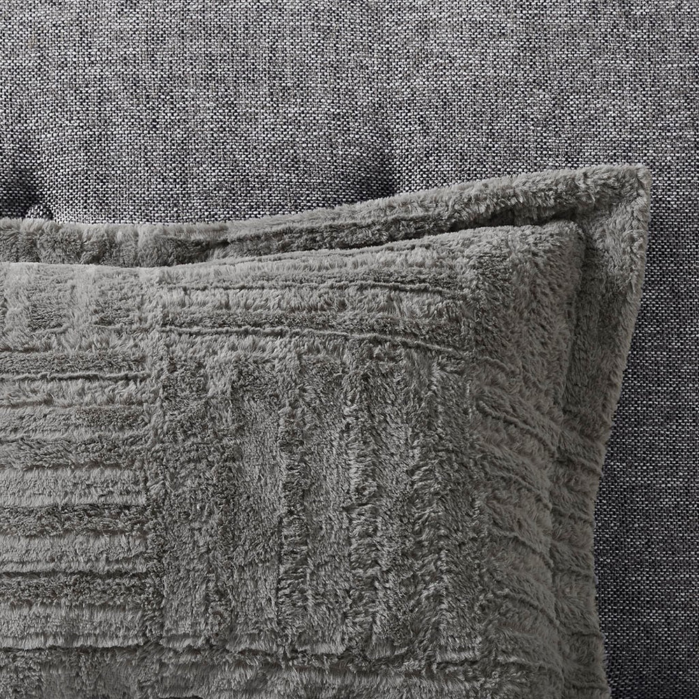 Full/Queen Fur Down Alternative Comforter Mini Set Media 9
