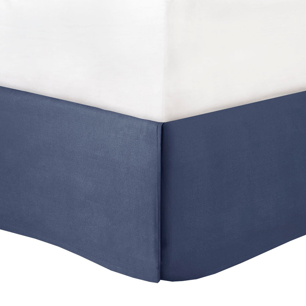 8 Piece Embroidered Comforter Set Navy Queen Media 8